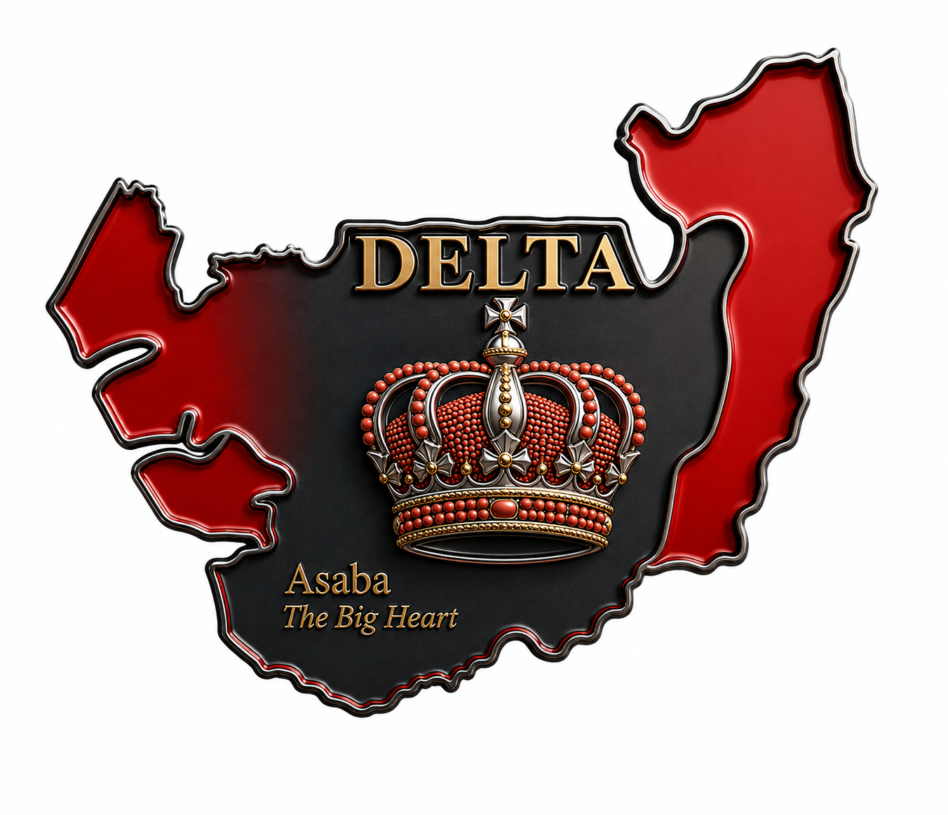 Delta State Fridge Magnet