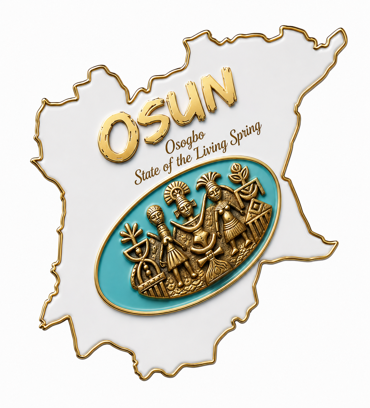 Osun State Fridge Magnet