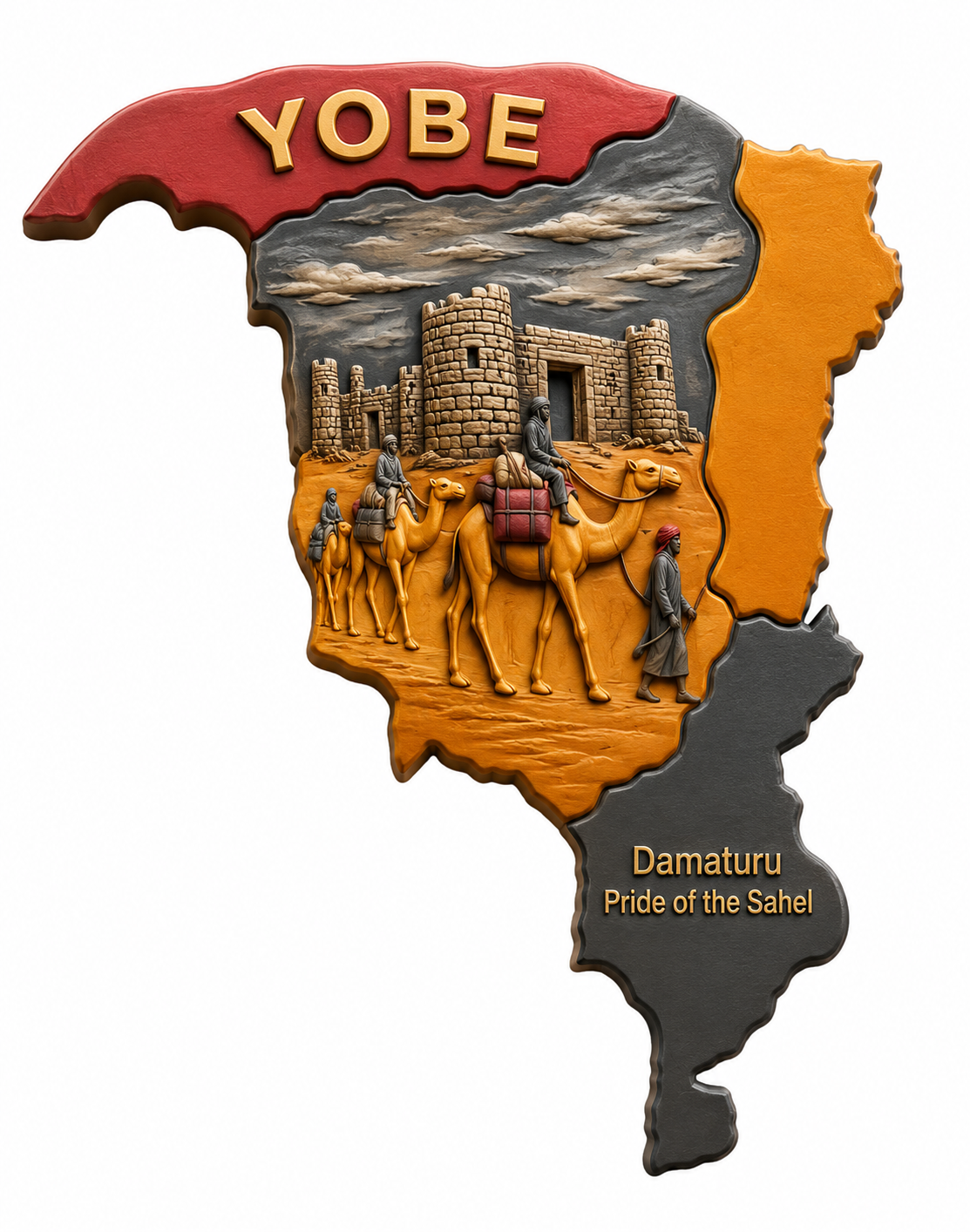 Yobe State Fridge Magnet