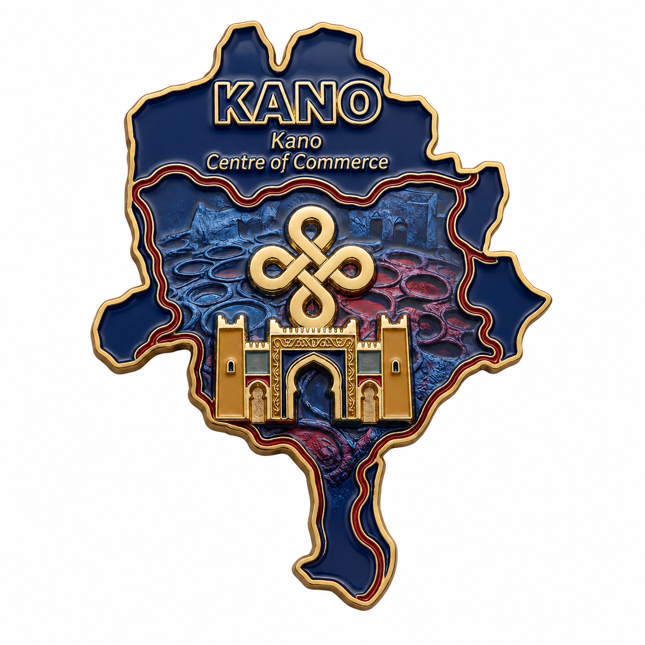 Kano State Fridge Magnet