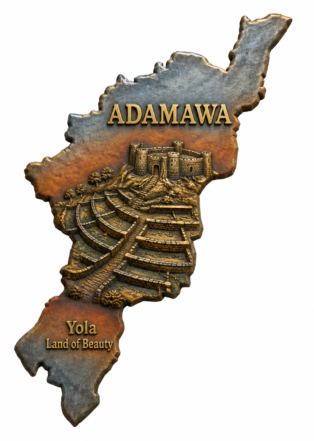 Adamawa State Fridge Magnet