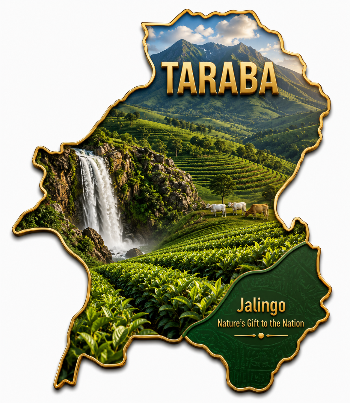 Taraba State Fridge Magnet