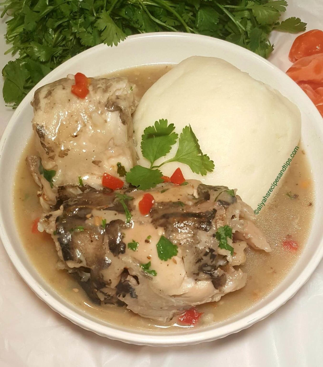Ofe nsala (white soup)
